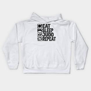 Eat Sleep Judo Repeat Kids Hoodie